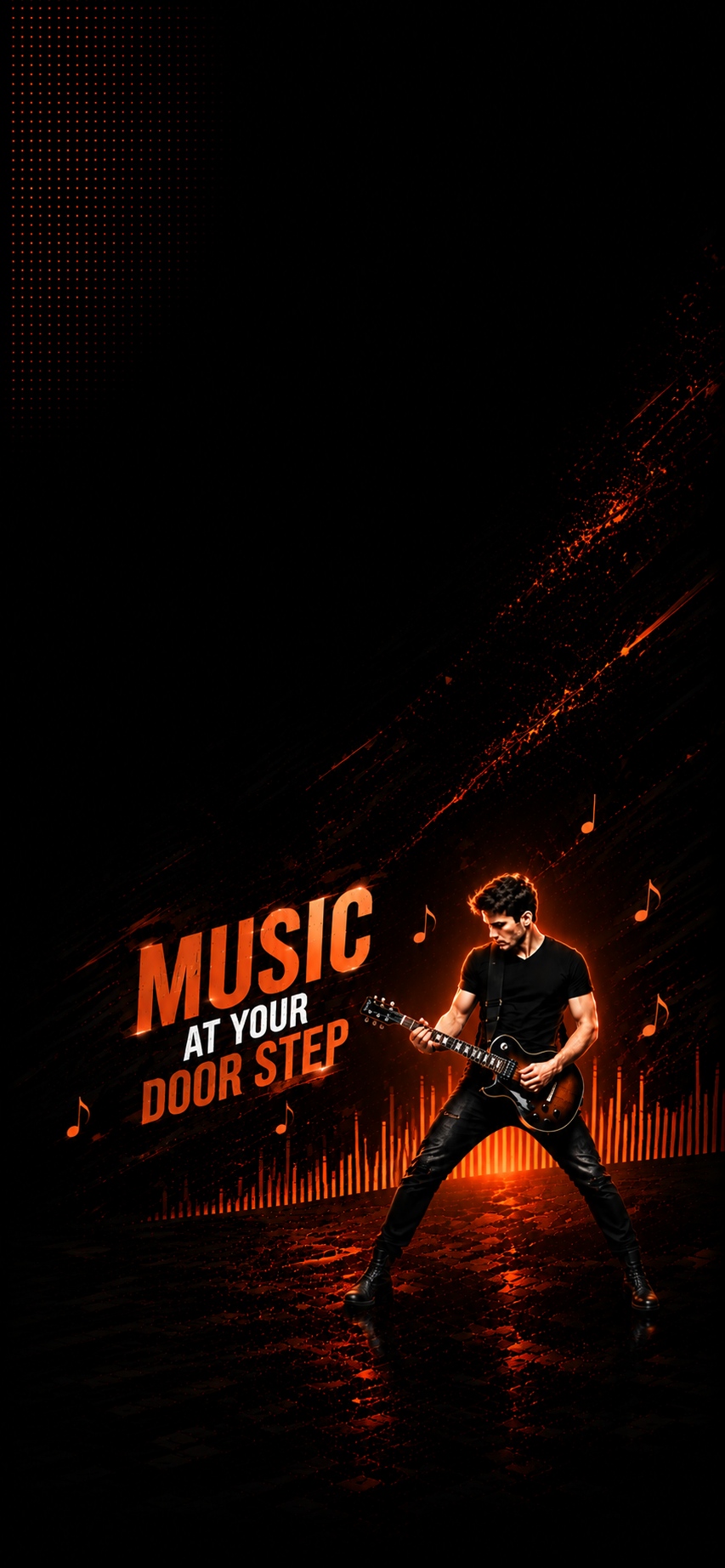 Musical gift mobile background
